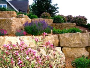 big boulder retaining wall
