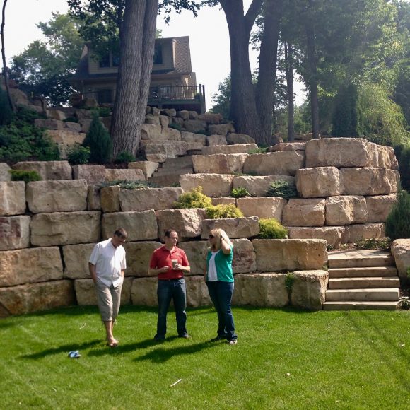 Rustic Retaining wall Rustic Retaining wall