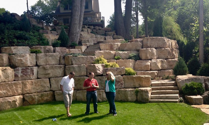 Rustic Retaining wall Rustic Retaining wall