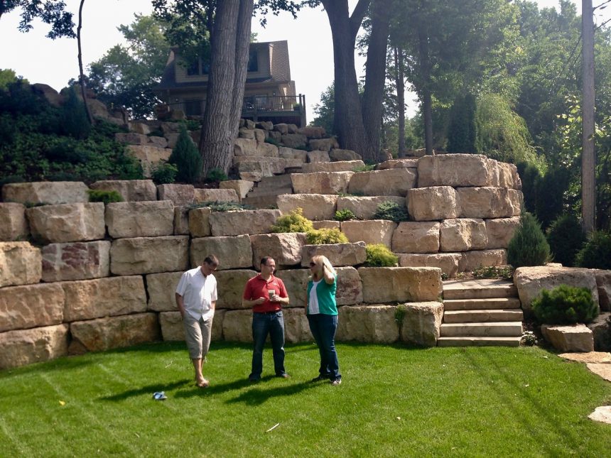 Rustic Retaining wall Rustic Retaining wall