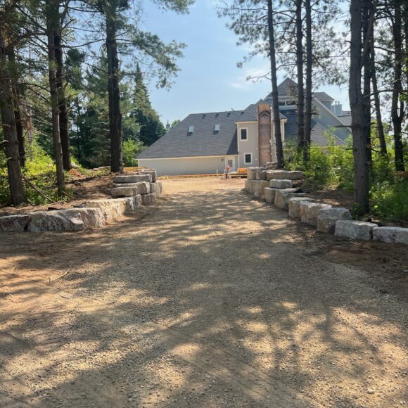 Boulder Wall Driveway St Croix MN Boulder Wall Driveway St Croix MN
