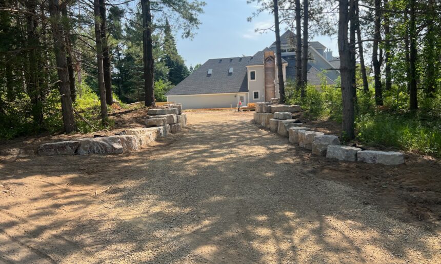 Boulder Wall Driveway St Croix MN Boulder Wall Driveway St Croix MN