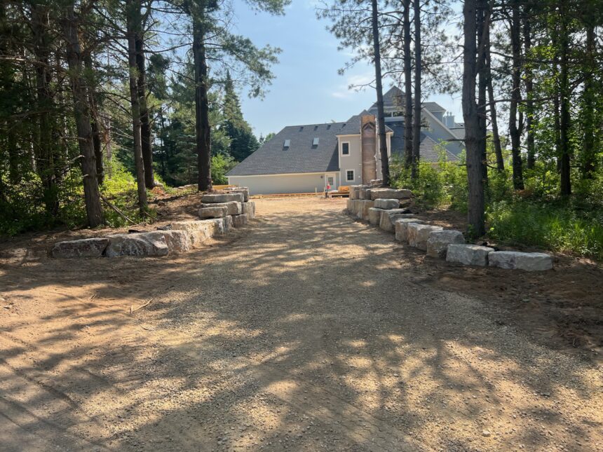 Boulder Wall Driveway St Croix MN Boulder Wall Driveway St Croix MN