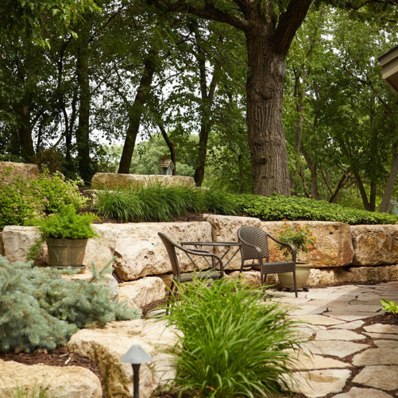 Boulder retaining wall Cottage Grove Boulder retaining wall Cottage Grove